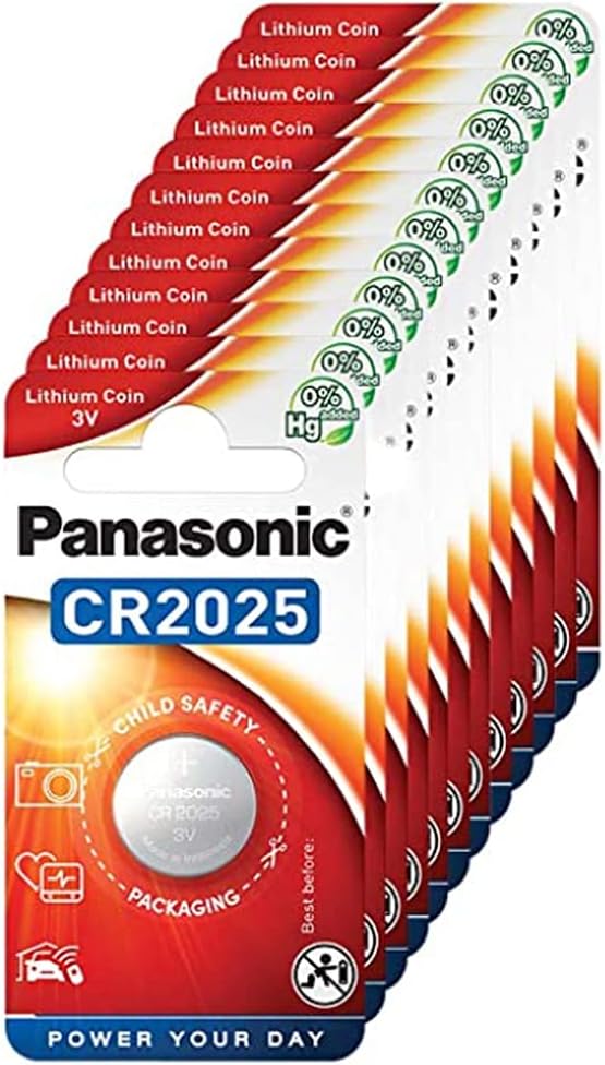 Panasonic CR2032 lithium knoopcel, 3 V, 4 stuks - NLMAX