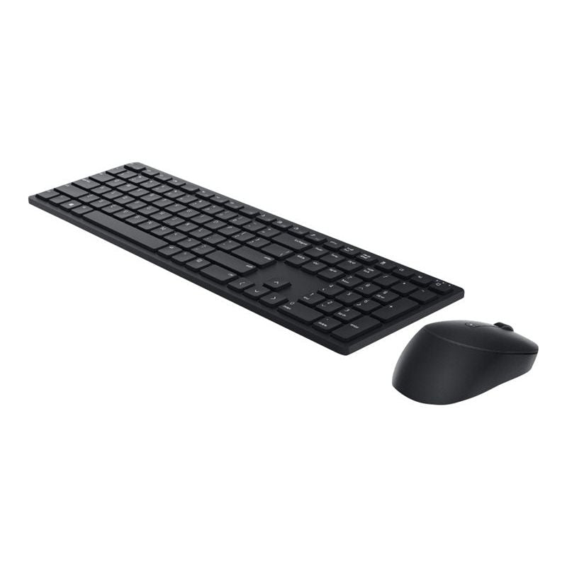 Dell Pro KM5221W - toetsenbord en muis set - QWERTY - US International - zwart - NLMAX