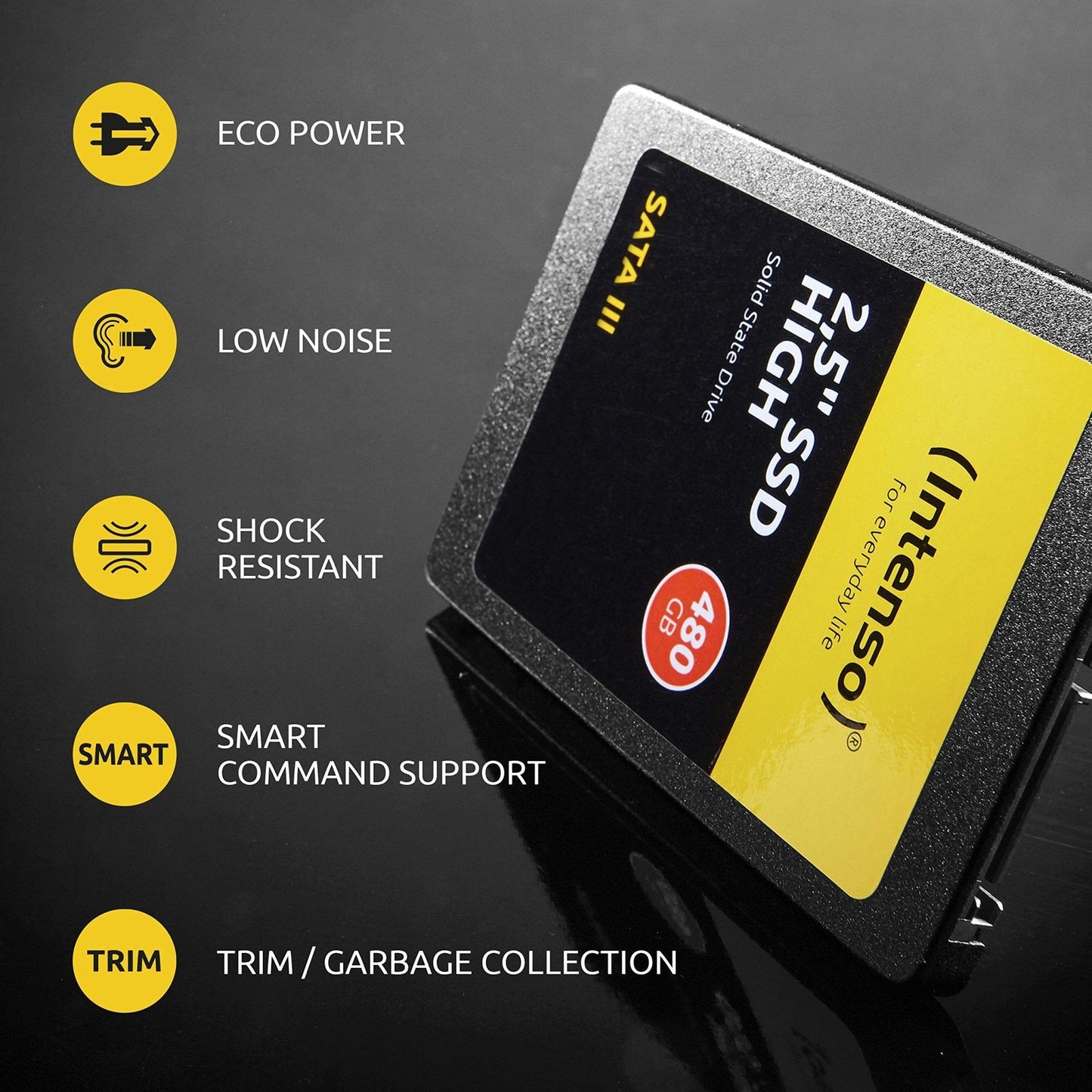 Intenso 960 GB 2.5-Inch Internal Solid State Drive,Black,3813460 - NLMAX