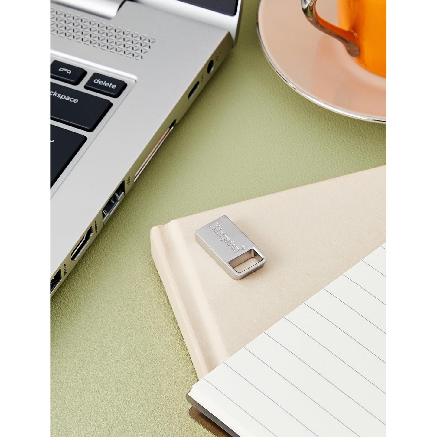 Kingston DataTraveler Micro USB Flash Drive 256GB 200MB/s Metaal USB 3.2 Gen 1 - DTMC3G2/256GB - NLMAX