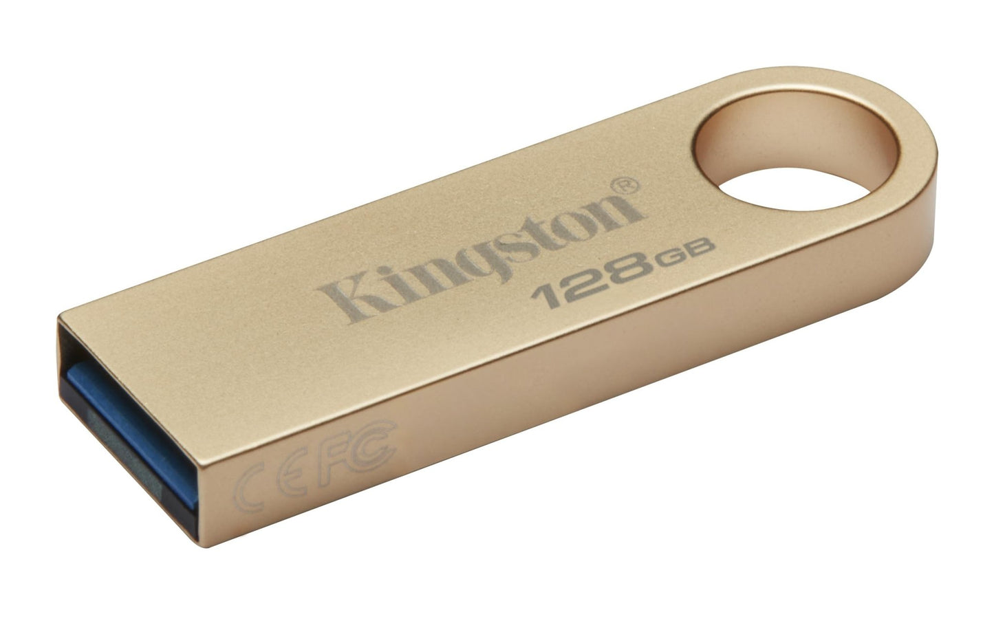 Kingston DataTraveler SE9 Gen 3-128GB - 220MB/s lettura - Metal - USB 3.2 Gen 1 -Gouden - NLMAX