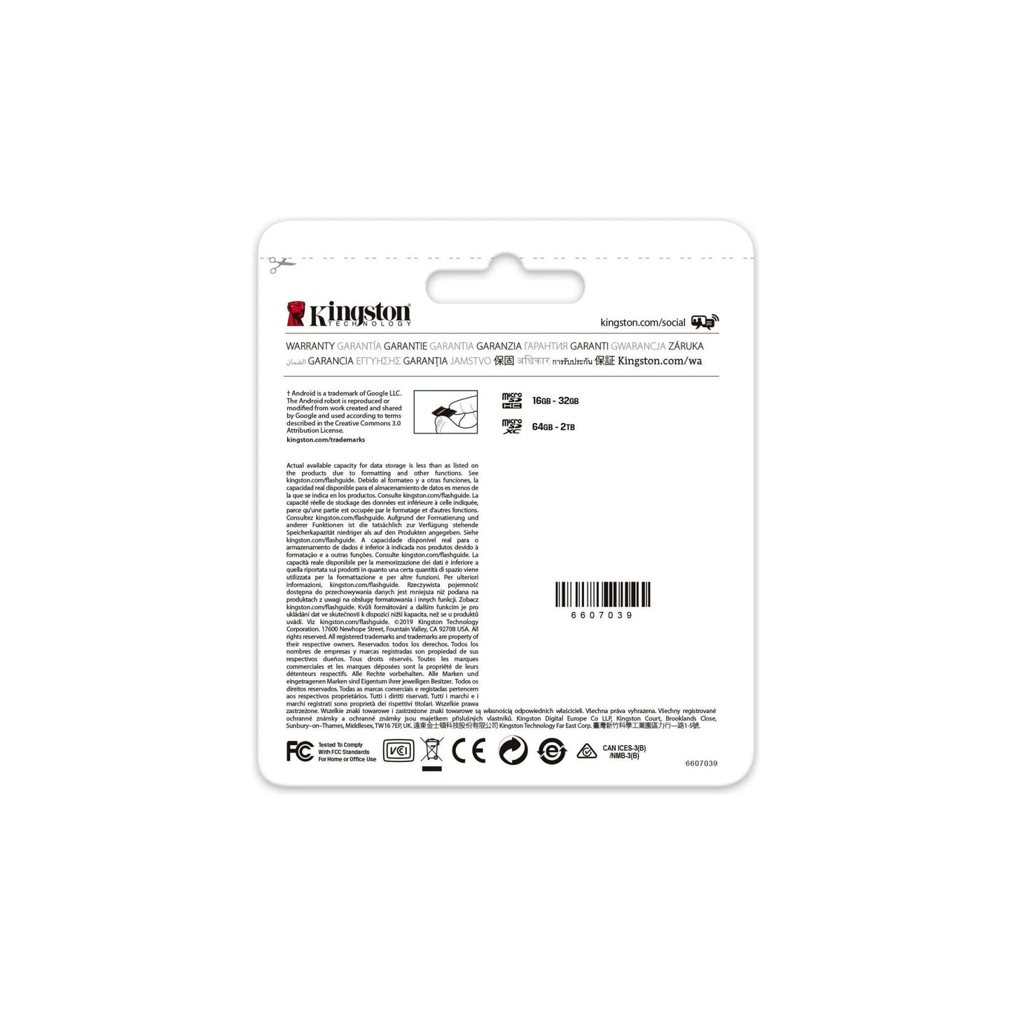 Kingston SDCG3/256GBSP micro SD-kaart (256 GB microSDXC Canvas Go Plus 170R A2 U3 V30 zonder SD-adapter) - NLMAX