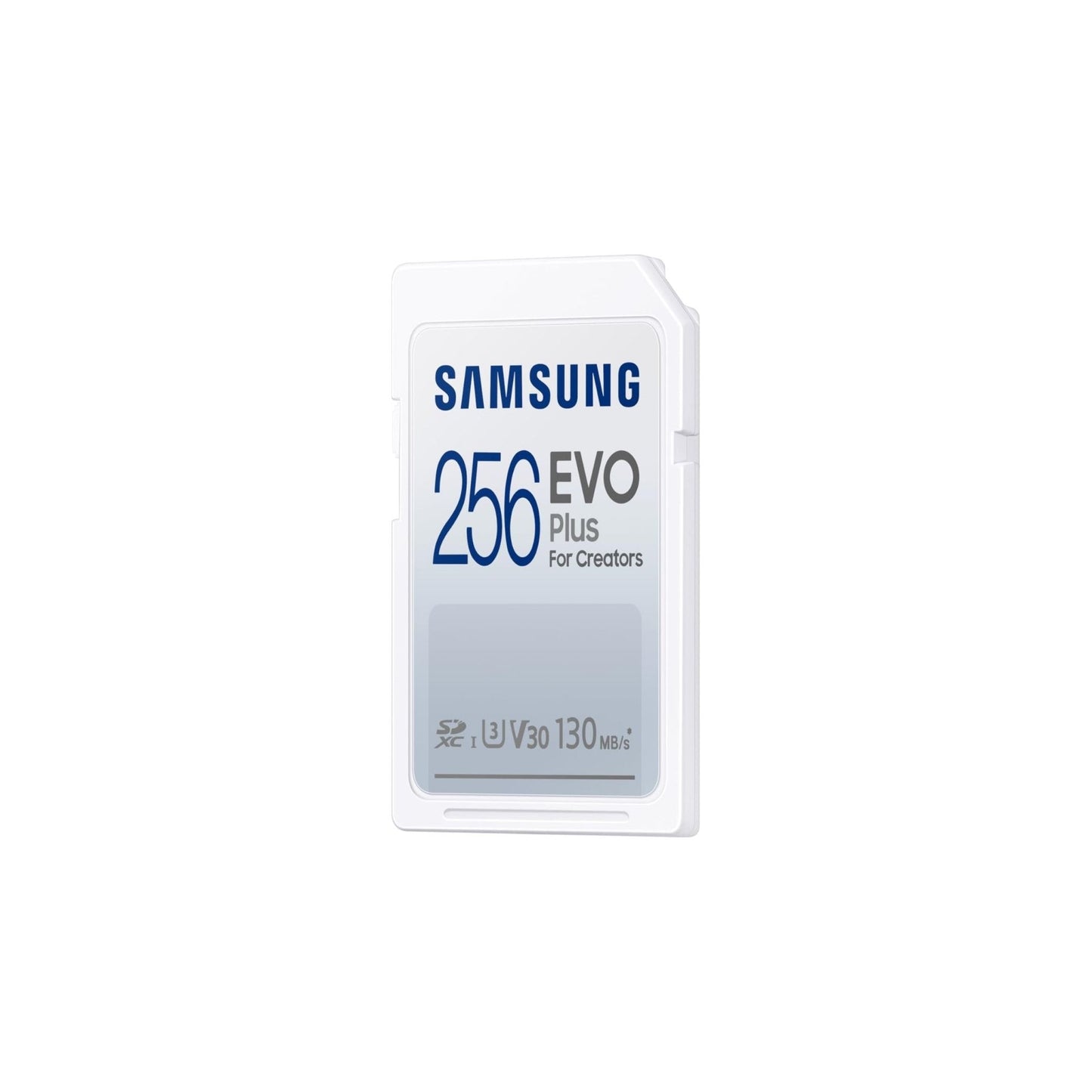 Samsung EVO Plus SD-geheugenkaart, 256GB, SDXC UHS-I U1, Full HD, 130MB/s leessnelheid, geheugenkaart voor spiegelreflexcamera's en systeemcamera's, MB-SC256K/EU - NLMAX