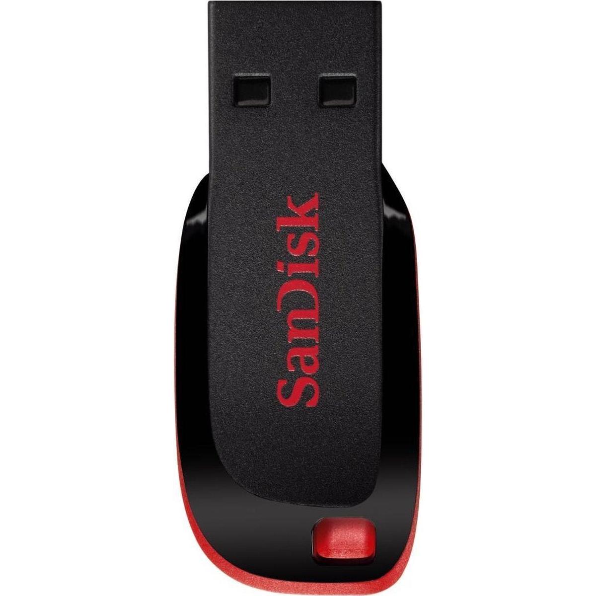 Sandisk Cruzer Blade USB stick - 32GB - USB 2.0 A - USB Drive - NLMAX
