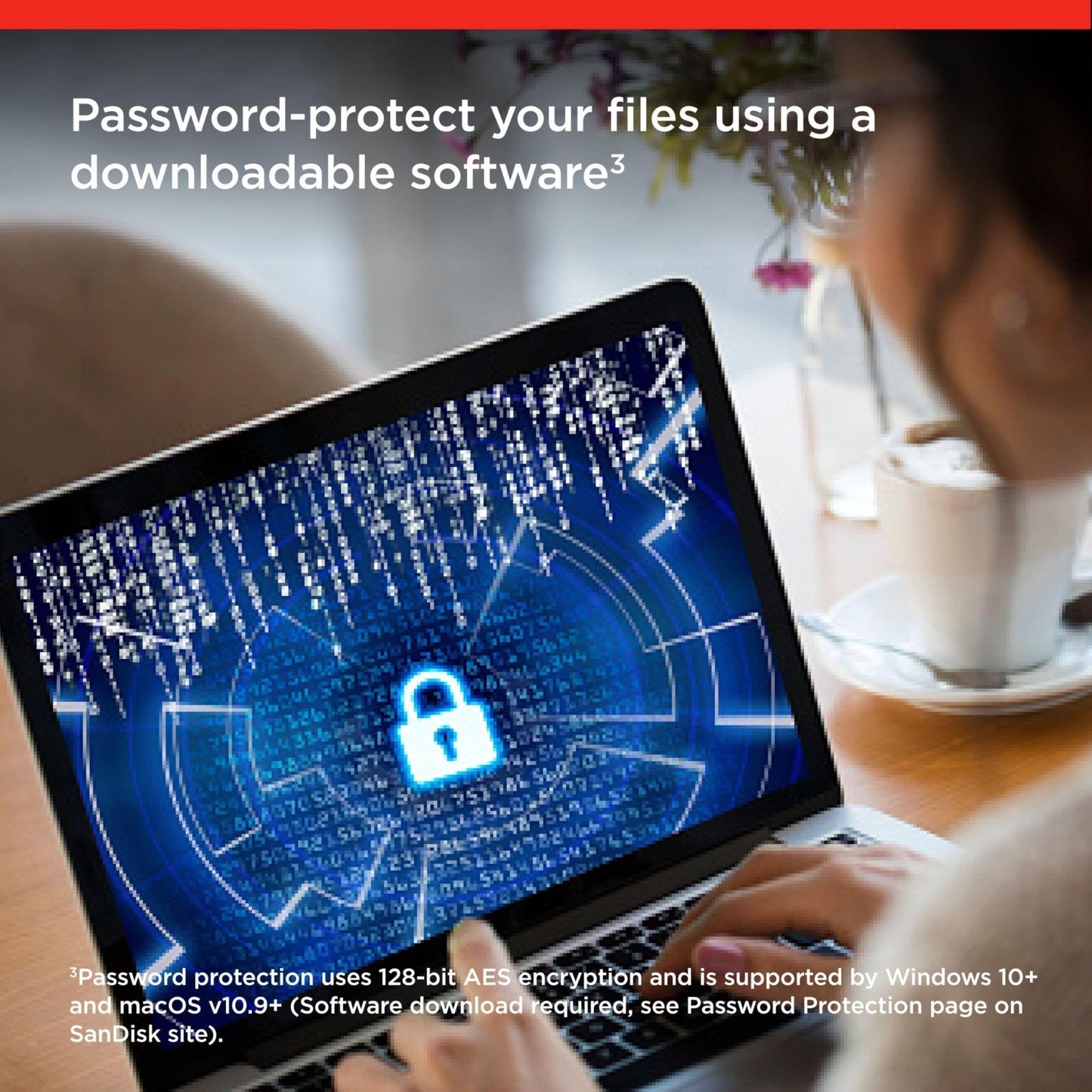 SanDisk Ultra Luxe USB 3.1-Flashdrive 64 GB (USB 3.1 Gen 1, Leessnelheden Tot 150 MB/s, Wachtwoordbeveiliging, RescuePRO Deluxe-Software) - NLMAX