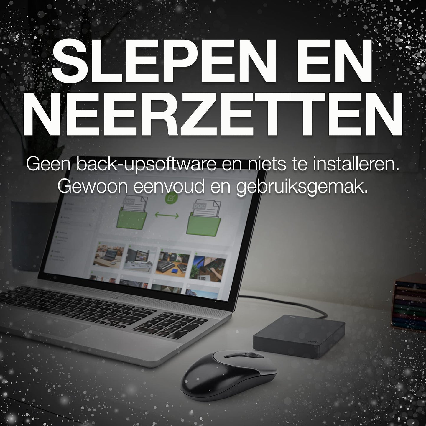 Seagate Basic, 1 TB, Draagbare Externe Harde Schijf, USB 3.0, voor Windows & Mac (STJL1000400) - NLMAX