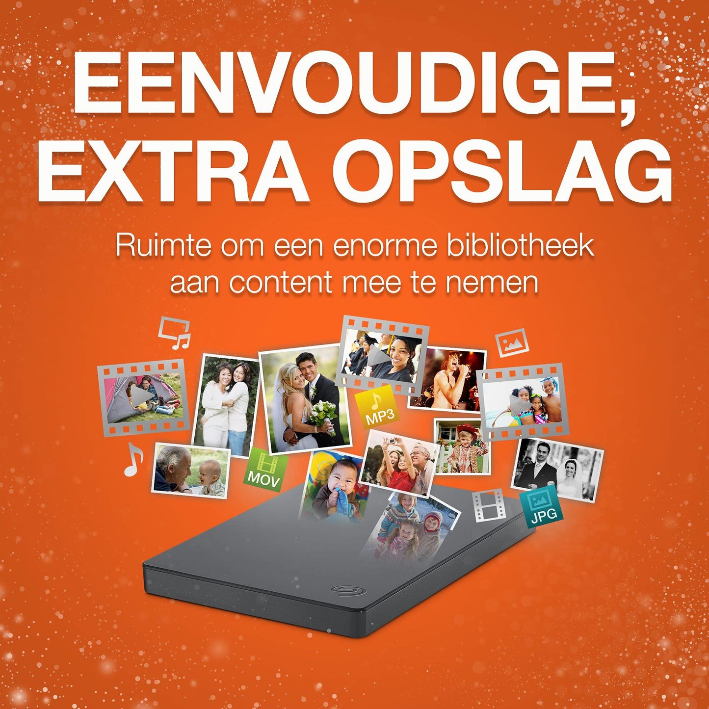 Seagate Basic, 1 TB, Draagbare Externe Harde Schijf, USB 3.0, voor Windows & Mac (STJL1000400) - NLMAX