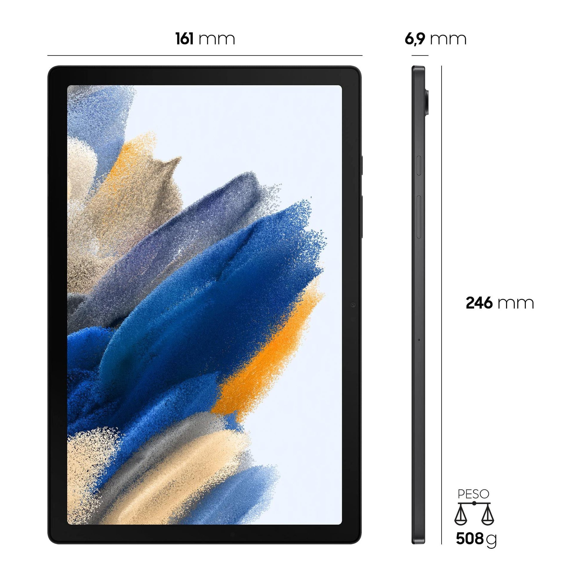 TABLET SAMSUNG GALAXY TAB A8 GRIS 10.5'-OC1.8-4GB-64 - NLMAX