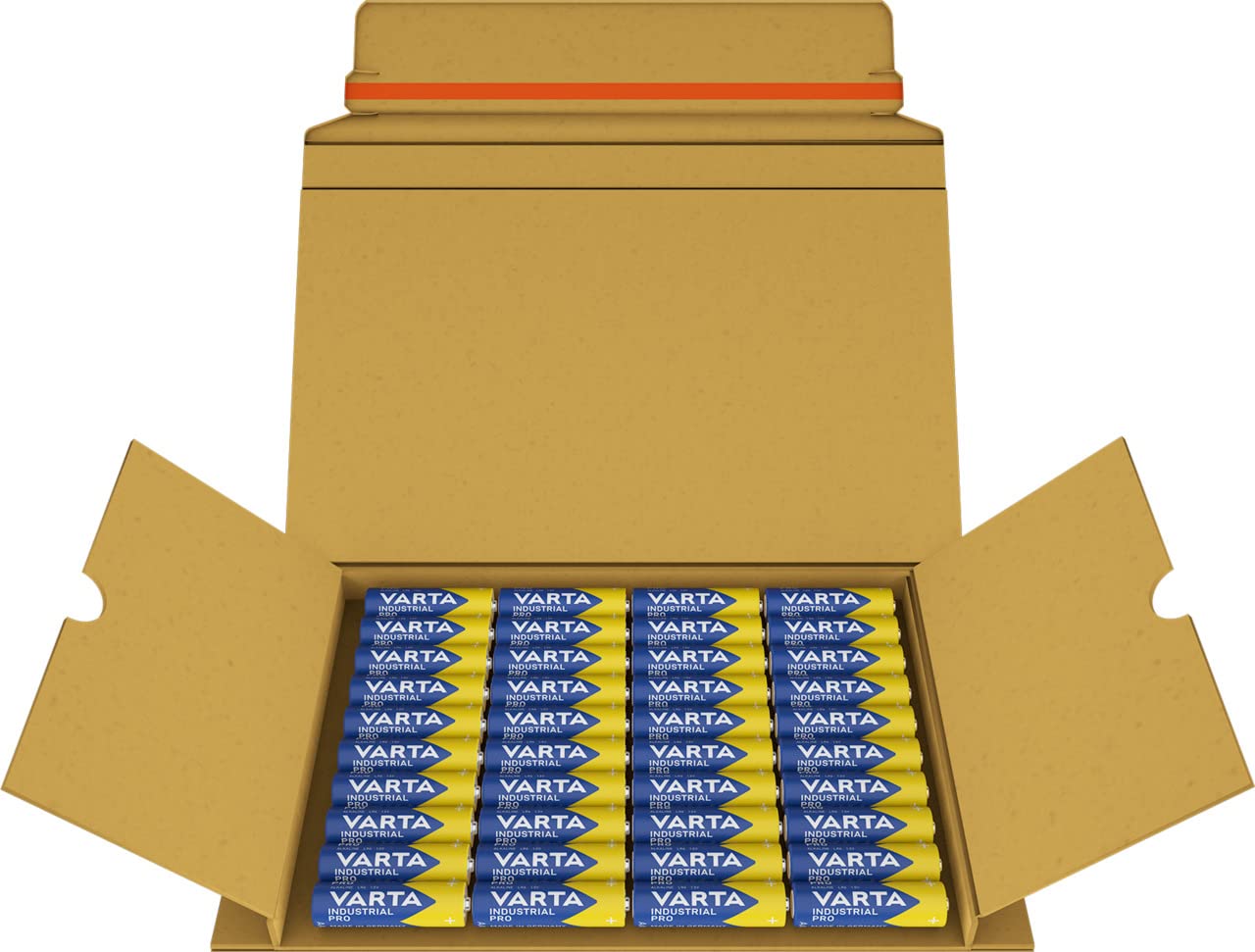 Varta Industrial Pro Battery AA 40 pieces frustration-free. blue (bright blue) - NLMAX