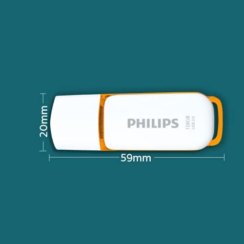 Philips Snow Edition Super Speed 3.0 USB flash drive 8 GB voor PC, laptop, computer, leessnelheid tot 100 MB/s