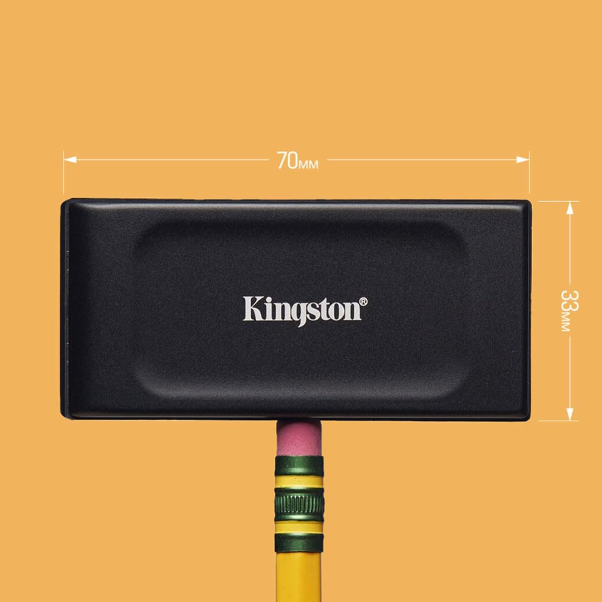 Kingston XS1000 2TB External SSD USB 3.2 Gen 2 Portable Solid State Drive -SXS1000/2000G