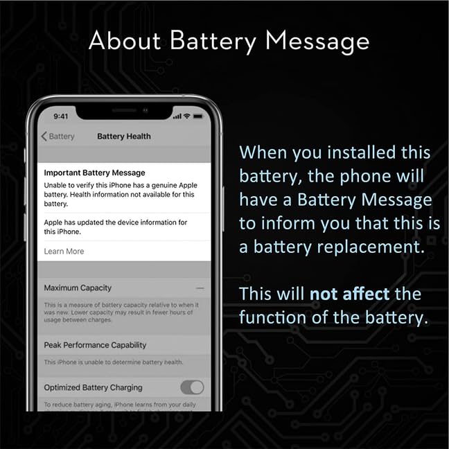 LL TRADER Battery for iPhone X, 6000mAh Lithium ION Battery High Capacity with New Repair Tools