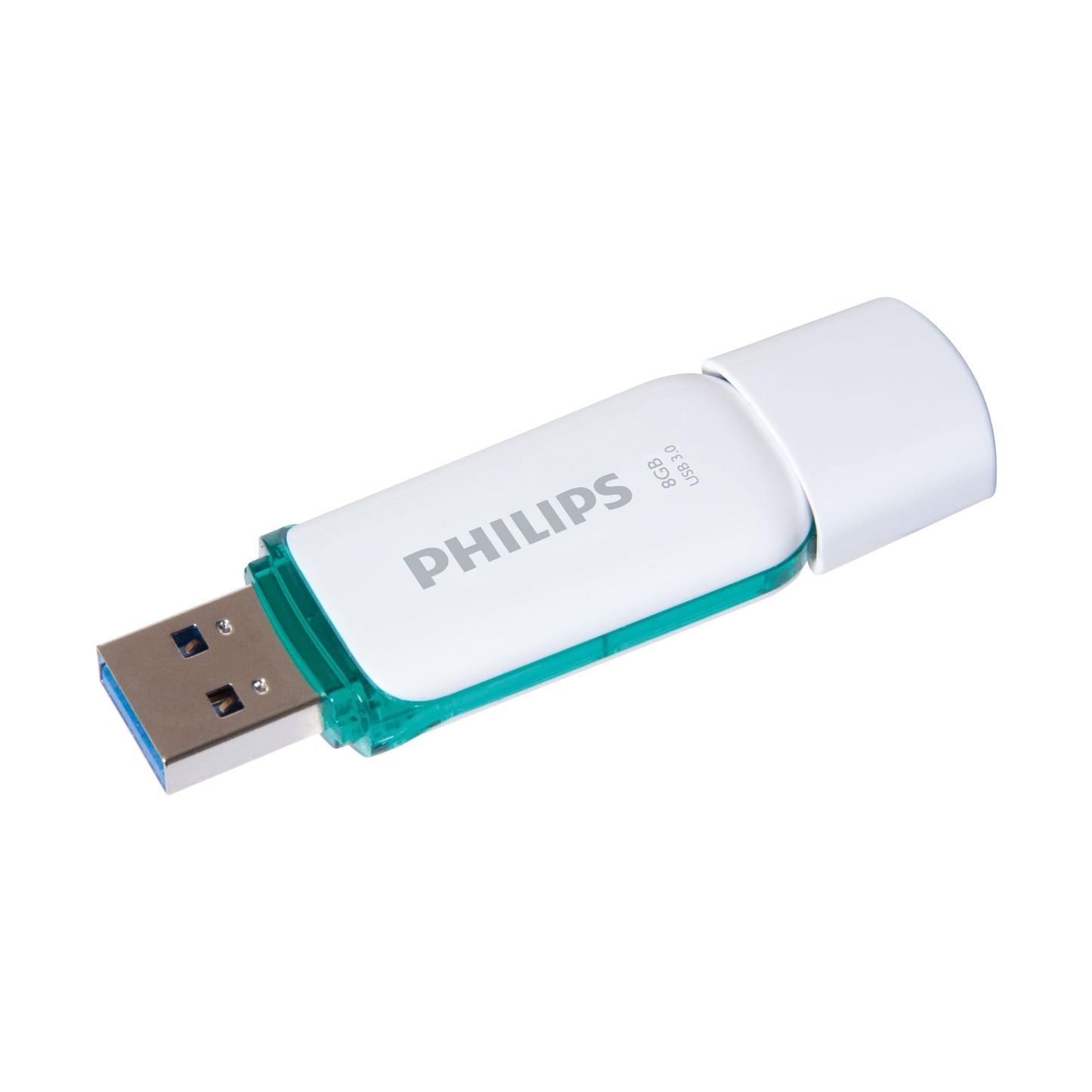 Philips Snow Edition Super Speed 3.0 USB flash drive 8 GB voor PC, laptop, computer, leessnelheid tot 100 MB/s