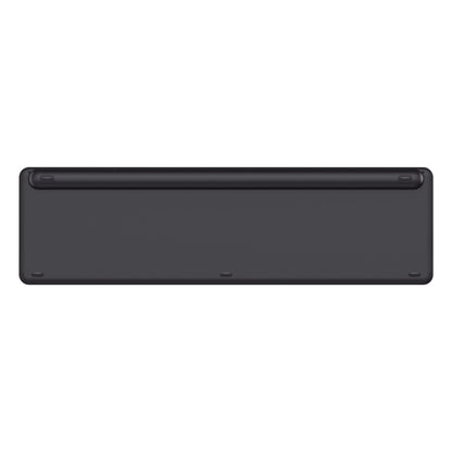 Trust Vaiya Wireless Keyboard Bluetooth + 2.4GHz QWERTY US Layout, Multi-Device Bluetooth Keyboard with Rechargeable Battery, 55% Recycled Material, Windows iOS iPadOS macOS Android, Black