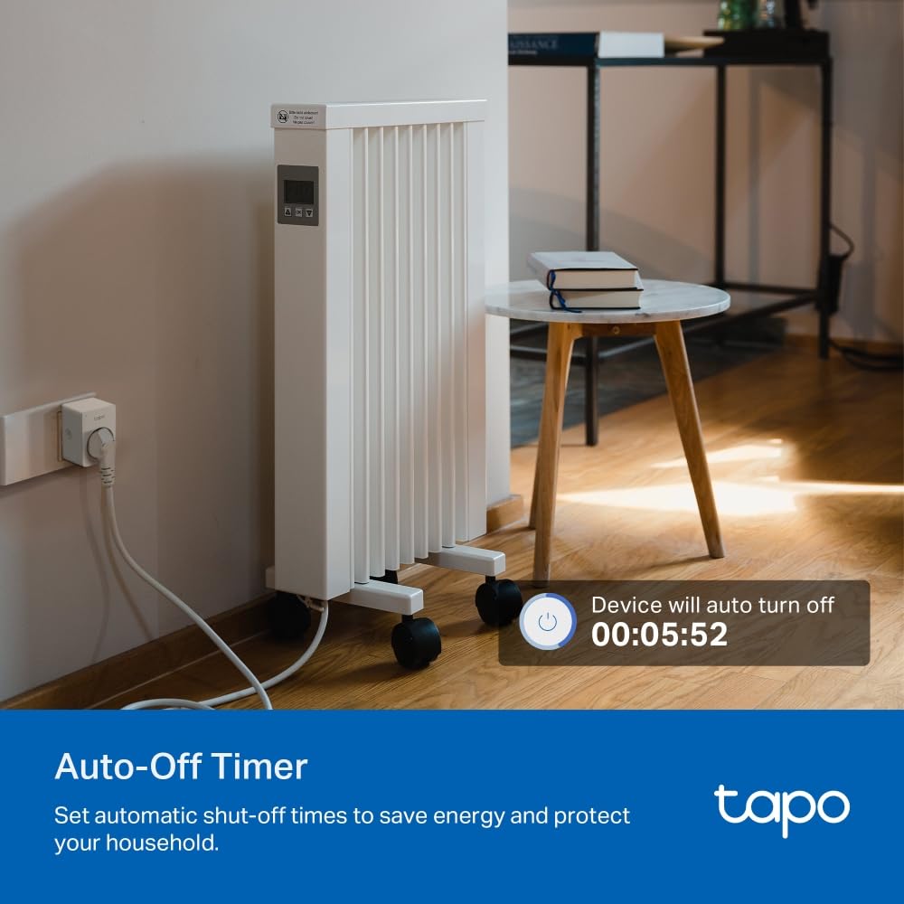 TP-link Tapo Smart WiFi-stopcontact Tapo P110 met energieverbruiksregeling, smart home Alexa-stopcontact, werkt met Alexa, Google Home, spraakbesturing, toegang op afstand, geen hub nodig 2 pack
