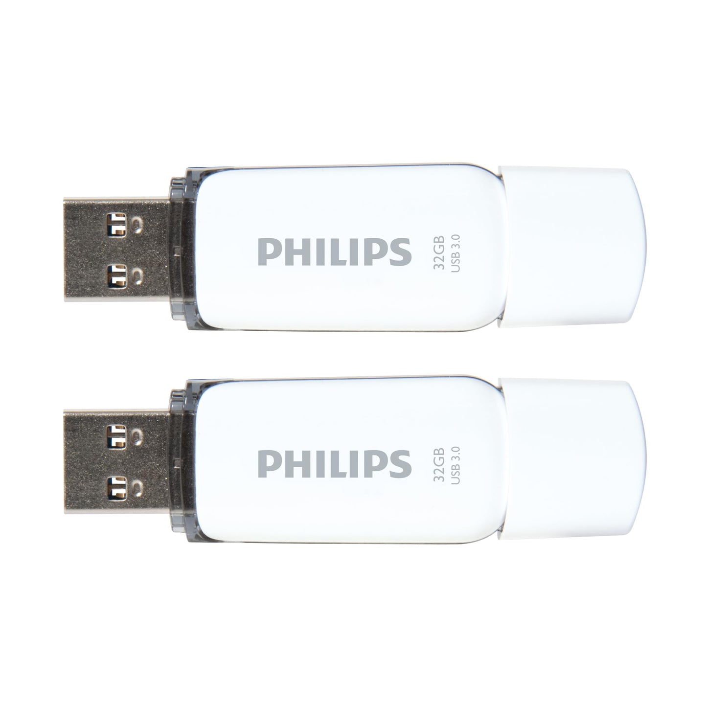 Philips Snow Edition Super Speed 3.0 USB Flash Drive 2x 32GB for PC, Laptop, Computer, Reading Speed up to 100MB/s