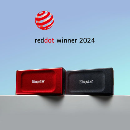 Kingston XS1000 2TB External SSD USB 3.2 Gen 2 Portable Solid State Drive Red -SXS1000R/2000G