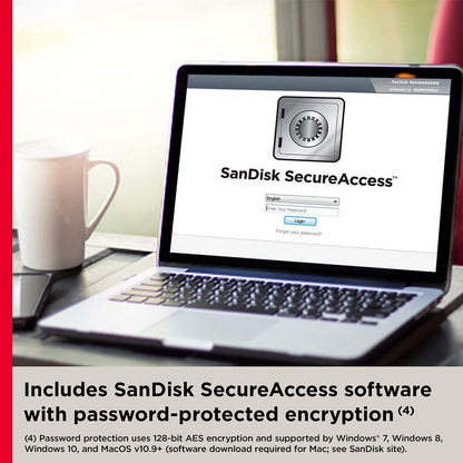 SanDisk Ultra USB Type-C Flash Drive 64GB (For USB Type-C Computers, Smartphones And Tablets, Read Speeds Up To 150MB/s, SanDisk SecureAccess Software, RescuePRO Deluxe Software, Back-Up Function)