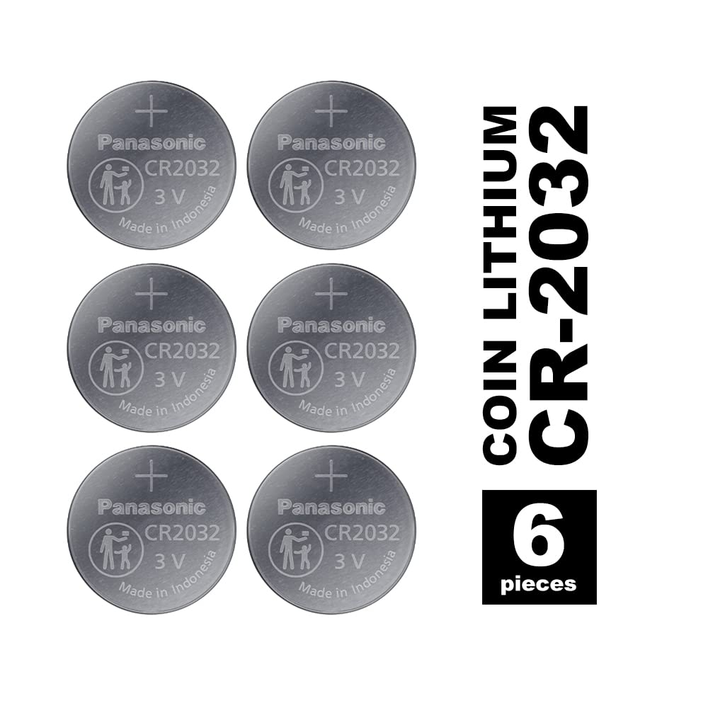 Panasonic 2452 lithium-knoopcel CR2032 6er Pack zilver