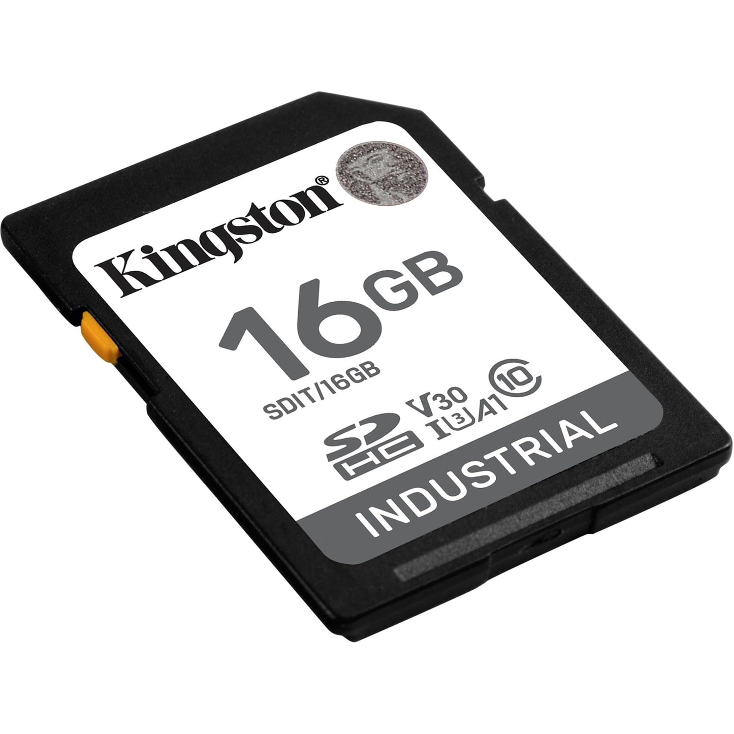Kingston Industriële SD-kaart, tot 100 MB/s, hoog uithoudingsvermogen, UHS-I U3 V30 A1, (SDIT/16GB)