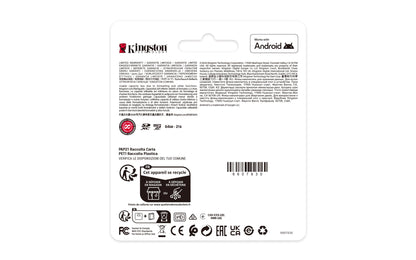Kingston Canvas Select Plus microSD Geheugenkaart 512GB microSDXC Gen3 150MB/s A1 kaart + adapter - SDCS3/512GB