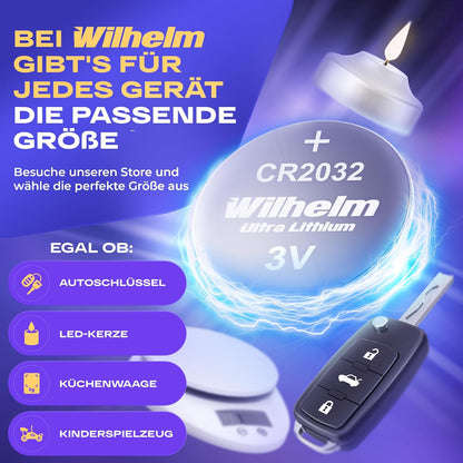 75 x knoopcel CR2032 Wilhelm batterij lithium 3V CR 2032 industriële artikelen - NLMAX