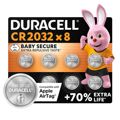 Duracell Silver Oxide Battery 1.5 V, Batteries for Watches Size 2032 schwarz