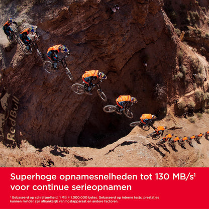SanDisk Extreme 256 GB SDHC UHS‐I‐Kaart (RescuePRO Deluxe Software, Leessnelheden Tot 180 MB/s, 4K UHD, Class 10, UHS-I, U3, V30) Goud