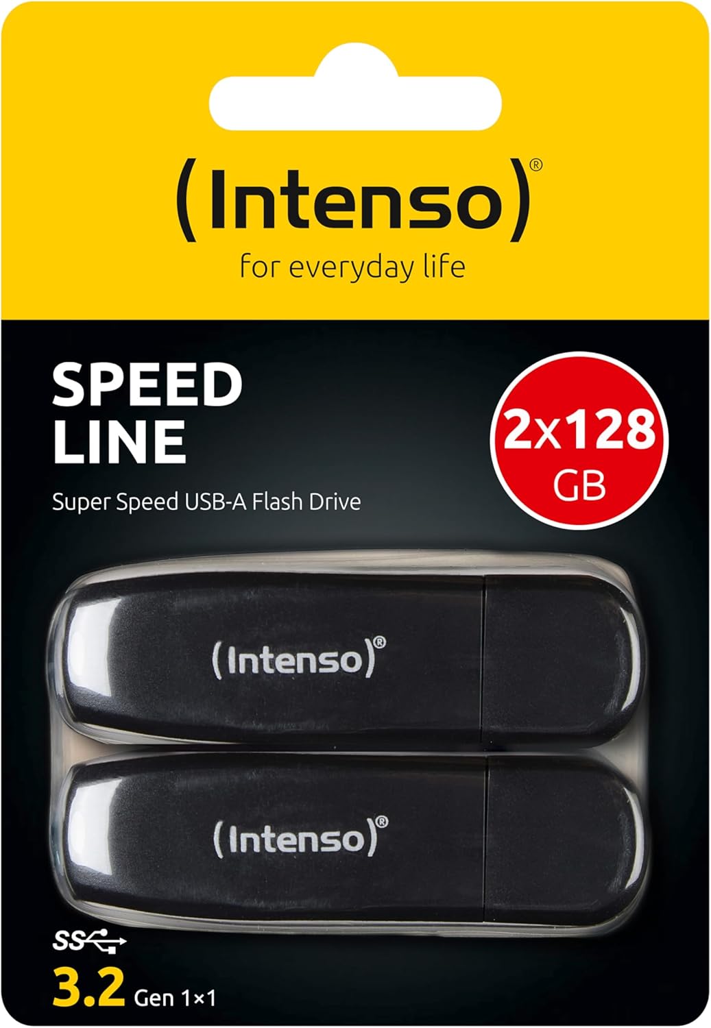 Intenso Speed Line 64Gb Geheugenstick Usb 3.0 Zwart - NLMAX