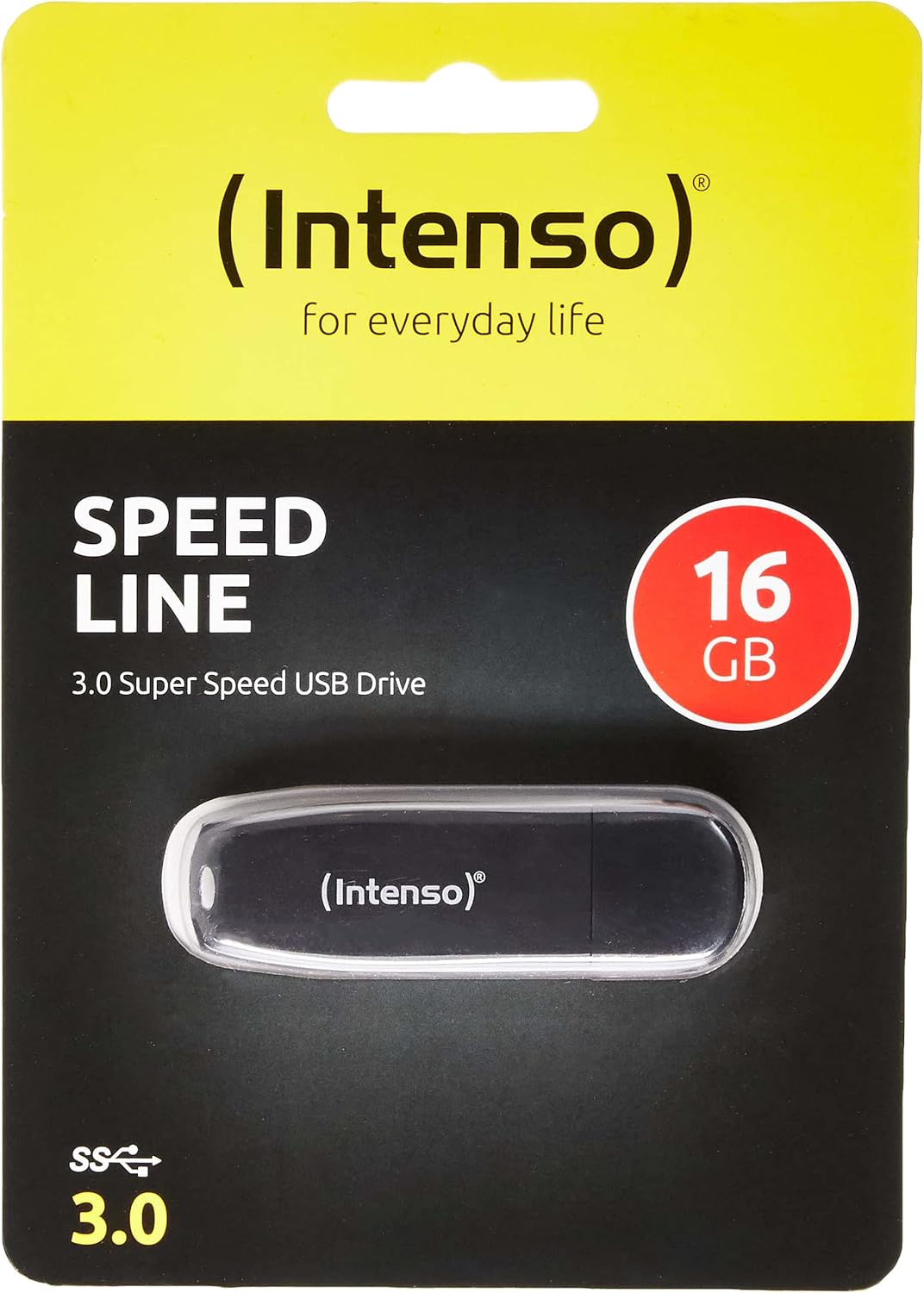 Intenso Speed Line 64Gb Geheugenstick Usb 3.0 Zwart - NLMAX