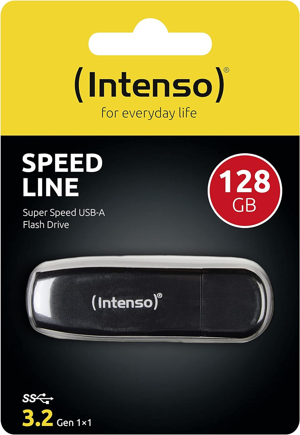 Intenso Speed Line 64Gb Geheugenstick Usb 3.0 Zwart - NLMAX