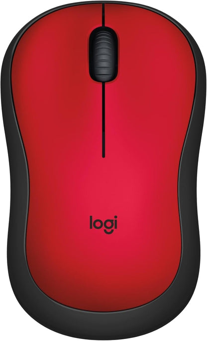 Logitech M220 SILENT Draadloze Muis, 2,4 GHz met USB - Ontvanger, 1000 DPI Optische Tracking, 18 Maanden Batterij, Tweehandig, Compatibel met PC, Mac, Laptop - Grijs - NLMAX