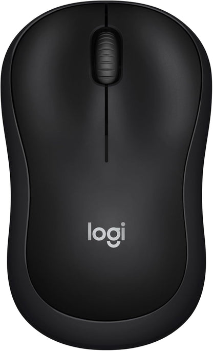 Logitech M220 SILENT Draadloze Muis, 2,4 GHz met USB - Ontvanger, 1000 DPI Optische Tracking, 18 Maanden Batterij, Tweehandig, Compatibel met PC, Mac, Laptop - Grijs - NLMAX