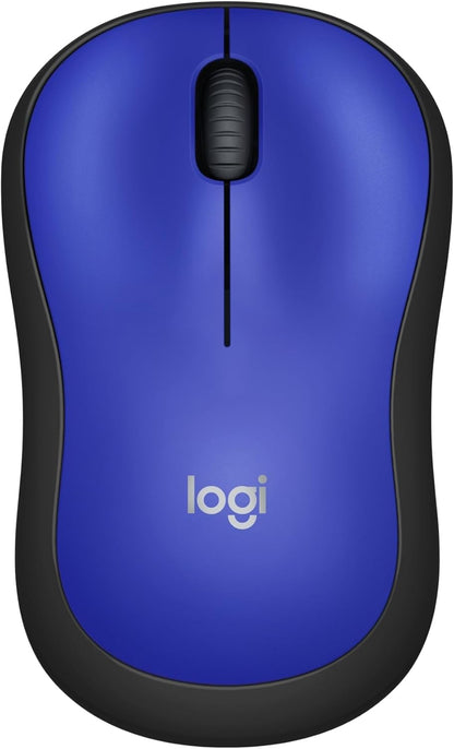 Logitech M220 SILENT Draadloze Muis, 2,4 GHz met USB - Ontvanger, 1000 DPI Optische Tracking, 18 Maanden Batterij, Tweehandig, Compatibel met PC, Mac, Laptop - Grijs - NLMAX