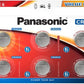 Panasonic 2452 lithium - knoopcel CR2032 6er Pack zilver - NLMAX