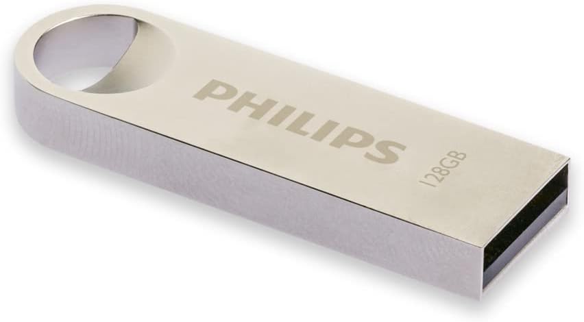 Philips Moon Edition High Speed 2.0 USB - stick 16 GB voor PC, laptop, computer, leessnelheid tot 20 MB/s, aluminium, sleutelhanger - NLMAX