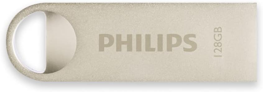 Philips Moon Edition High Speed 2.0 USB - stick 16 GB voor PC, laptop, computer, leessnelheid tot 20 MB/s, aluminium, sleutelhanger - NLMAX