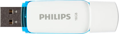 Philips Snow Edition 2.0 USB flash drive 16 GB voor PC, laptop, computer gegevensopslag, leessnelheid tot 21 MB/s - NLMAX