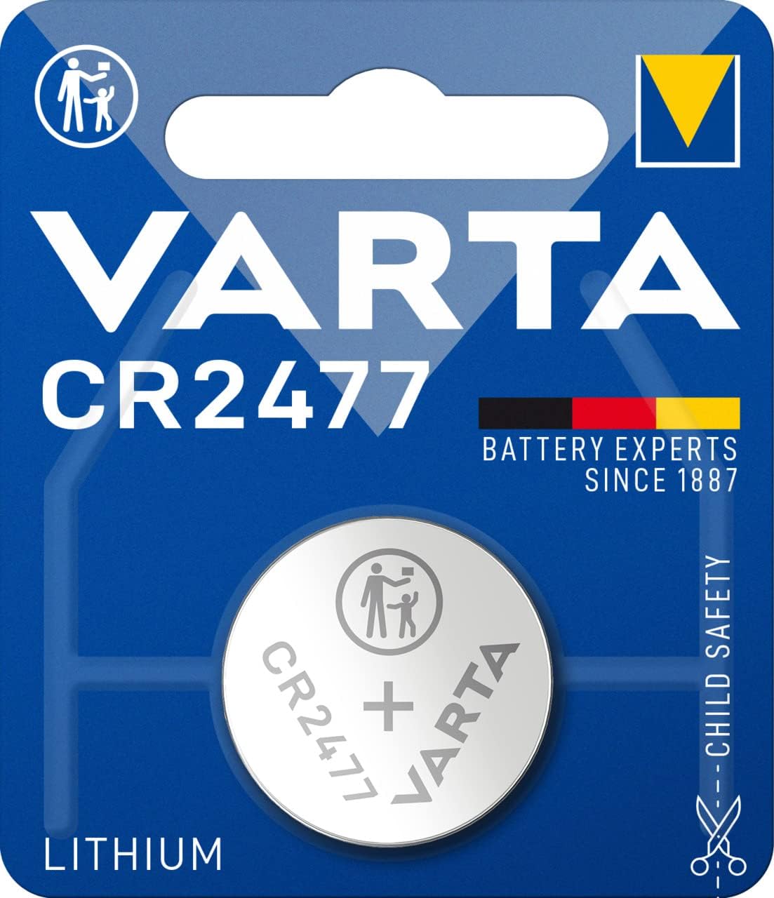 VARTA Batterijen Elektronica CR2032 Lithium knoopcel 3V batterij, Knoopcellen in originele blisterverpakking van 1 - NLMAX