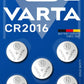 VARTA Batterijen Elektronica CR2032 Lithium knoopcel 3V batterij, Knoopcellen in originele blisterverpakking van 1 - NLMAX