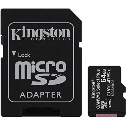 Kingston Canvas Select Plus microSD card, 64GB, Gray