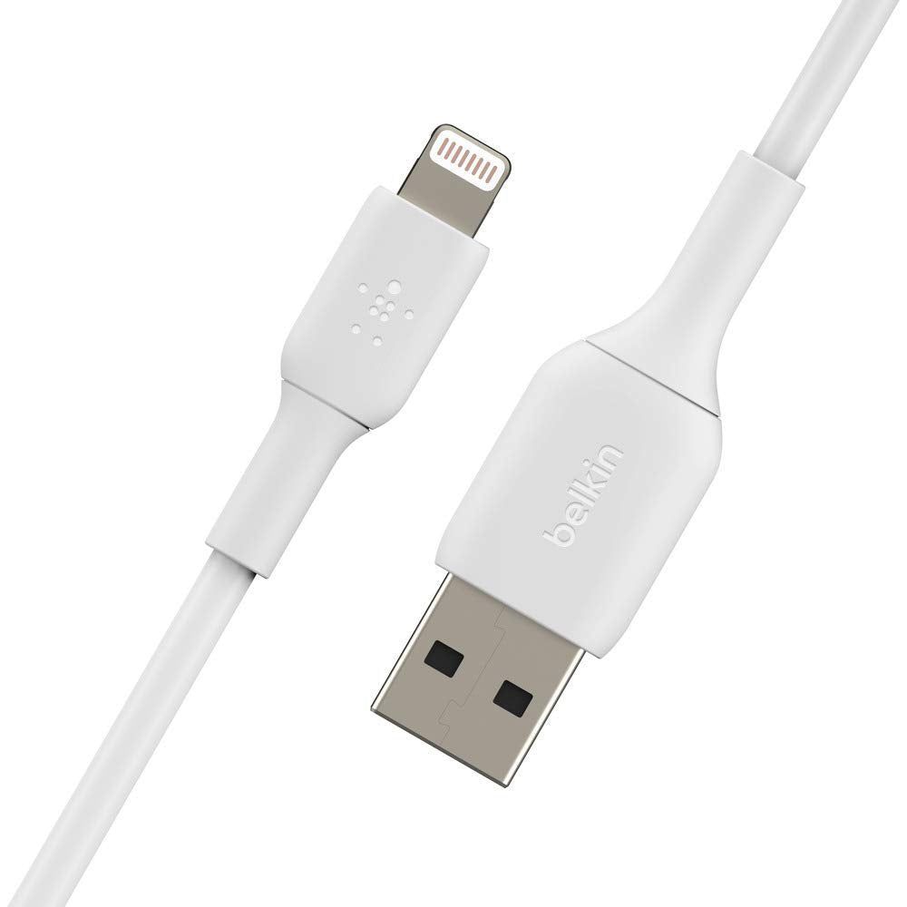 Belkin Lightning-kabel - Boost Charge Lightning/USB-kabel voor iPhone, iPad, AirPods - MFi-gecertificeerde - 1 meter - 2 stuks - NLMAX