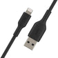 Belkin Lightning-kabel - Boost Charge Lightning/USB-kabel voor iPhone, iPad, AirPods - MFi-gecertificeerde iPhone-laadkabel, zwart 1 meter - 2 stuks - NLMAX