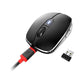 CHERRY MW 8C ADVANCED, draadloze en oplaadbare muis, Bluetooth®- of radioverbinding, encryptie met AES-128, zeer nauwkeurige sensor met instelbare resolutie op 4 niveaus, zwart - NLMAX