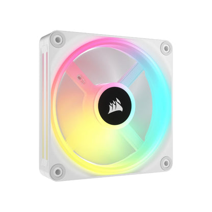 CORSAIR iCUE LINK QX120 RGB 120mm Magnetische Koepel RGB Ventilator - Uitbreidingsset - Wit - NLMAX