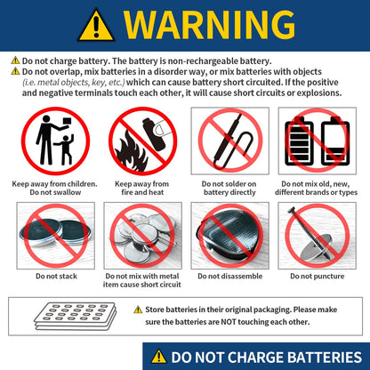 EEMB 100 PACK CR2032 Batterij 3V Lithium Batterij Button Coin Cell Battery 2032 Batterij DL2032 ECR2032 LM2032 voor Horloges Rekenmachines Medische Apparaten Computer Moederborden Sleutelhangers - NLMAX
