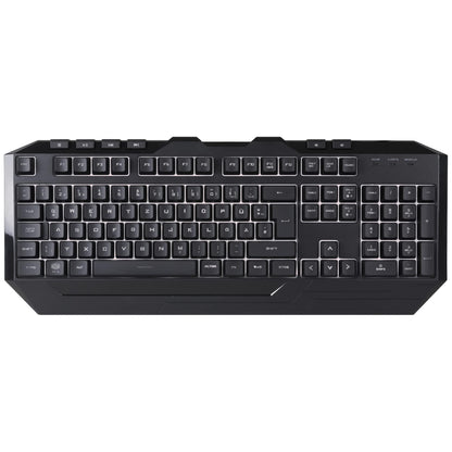 Gaming Toetsenbord & Muis Combo Set- Membraan Switches met 7 kleuren LED verlichting, mediatoetsen & polssteun met MM110 Gaming Mouse - QWERTY - NLMAX