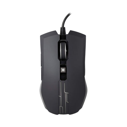 Gaming Toetsenbord & Muis Combo Set- Membraan Switches met 7 kleuren LED verlichting, mediatoetsen & polssteun met MM110 Gaming Mouse - QWERTY - NLMAX