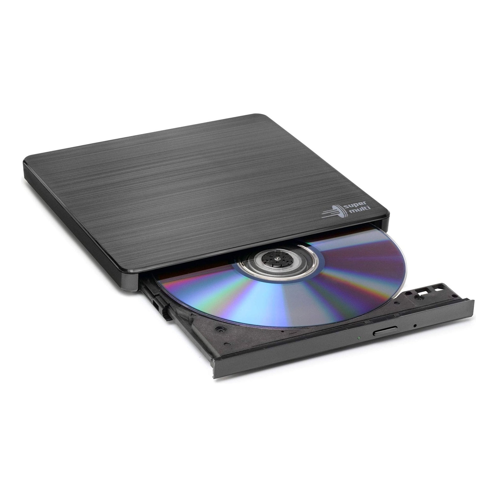 Hitachi-LG Slim Portable DVD-Writer optisch schijfstation DVD±RW Zwart - NLMAX