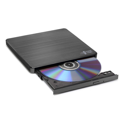 Hitachi-LG Slim Portable DVD-Writer optisch schijfstation DVD±RW Zwart - NLMAX